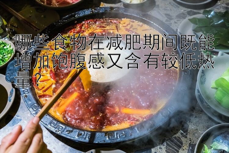 哪些食物在减肥期间既能增加饱腹感又含有较低热量？